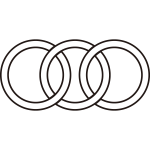 陰三つ双金輪紋