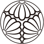 陰三つ割り菊紋