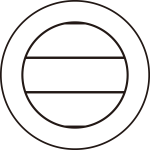 陰三浦三つ引き紋