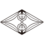 陰対い茶の実菱紋