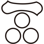 陰長門三つ星紋