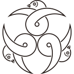 陰尻合わせ三つ結び仮金紋