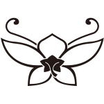 陰裏桔梗胡蝶紋