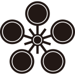 陰輪入り梅鉢紋