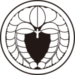 陰輪に下り藤紋