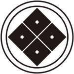 陰輪に四つ目紋