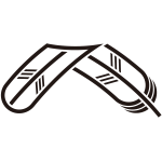 陰痩せ折れ鷹の羽紋