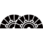 重ね浪切り車紋