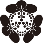 頭合せ三つ光琳桐紋