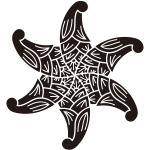 頭合せ六つ茗荷車紋