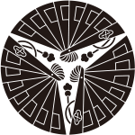 片房付き三つ檜扇紋