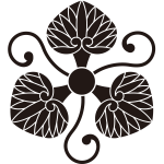 片手蔓に三つ葵紋