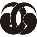 変り二つ組み合せ巴紋