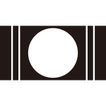 変り岩城櫺子に月紋