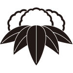 変り陰雪持ち笹紋