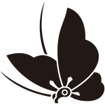 変わり片喰飛び蝶紋