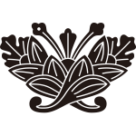 変り茗荷胡蝶紋