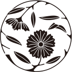 変り撫子枝丸紋