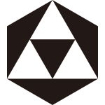 亀甲持ち内に三つ鱗紋