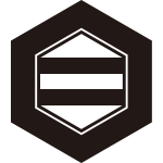 亀甲に二つ引き紋