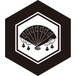 亀甲に檜扇紋
