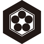 亀甲に五つ星紋