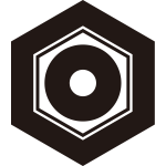 亀甲に蛇の目紋