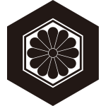 亀甲に十二葉菊紋