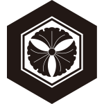 亀甲に三つ銀杏紋