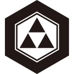 亀甲に三つ鱗紋