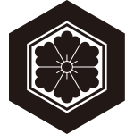 亀甲に六つ唐花紋