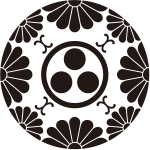 菊浮線綾に丸に三つ星紋