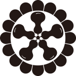 菊輪に五つ瓢紋