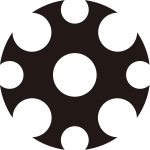 石持ち井筒崩し紋