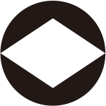 石持ち地抜き菱紋