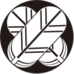 石持ち地抜き違い鷹の羽紋