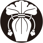 石持ち地抜き瓶子紋