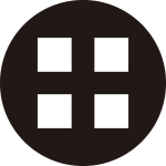 石持ち地抜き平四つ石紋