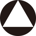 石持ち地抜き一つ鱗紋