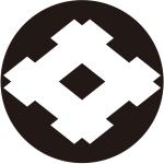 石持ち地抜き井桁紋