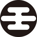 石持ち地抜き霞紋