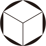 石持ち地抜き三つ菱紋