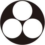 石持ち地抜き三つ星紋