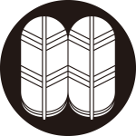 石持ち地抜き並び鷹の羽紋