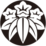 石持ち地抜き笹竜胆紋