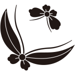 子持ち藤飛び蝶紋