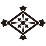 子持ち花久留子菱紋