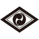 子持ち菱に二つ巴紋