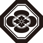 子持ち隅切り角に木瓜紋