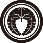 子持ち輪に下り藤紋